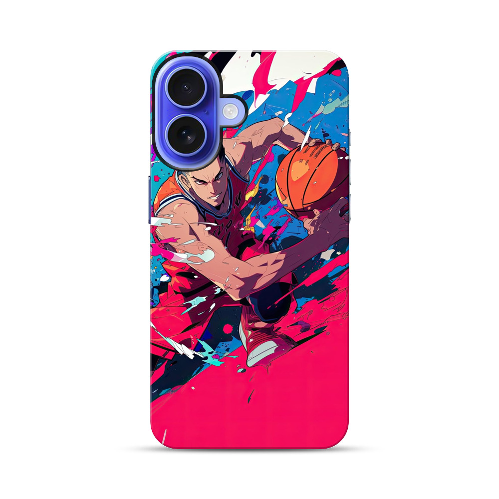 バスケ躍動選手 iPhone 17オリジナル耐衝撃ケース