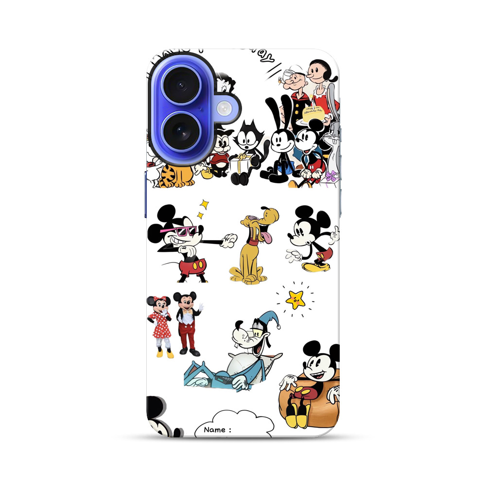 ディズニーキャラクター集合 iPhone 17オリジナル耐衝撃ケース