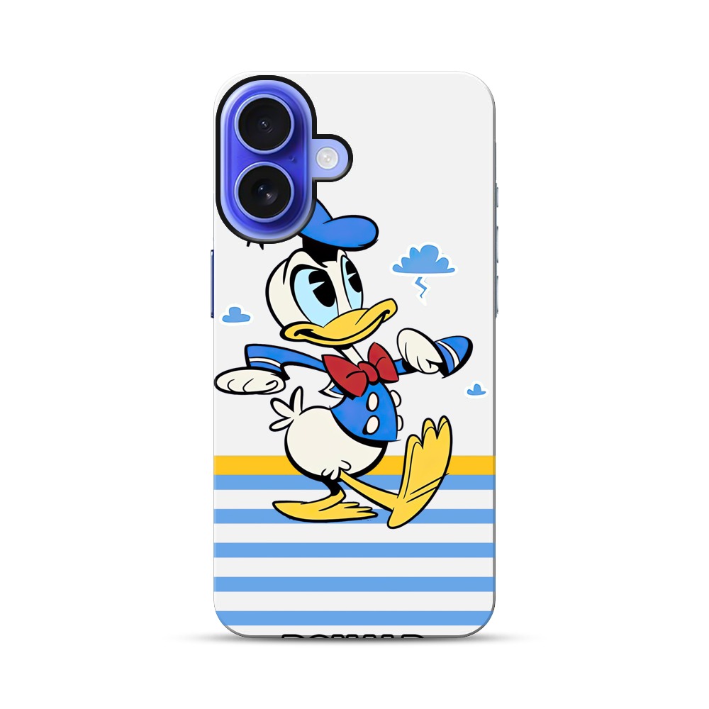 ドナルドダック元気 iPhone 17オリジナル耐衝撃ケース