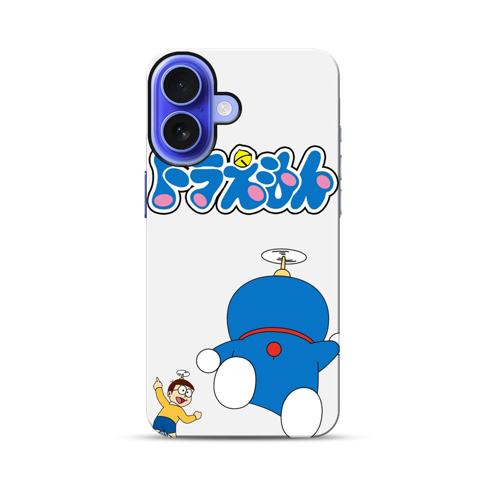 ドラえもんロゴとヘリ iPhone 17オリジナル耐衝撃ケース