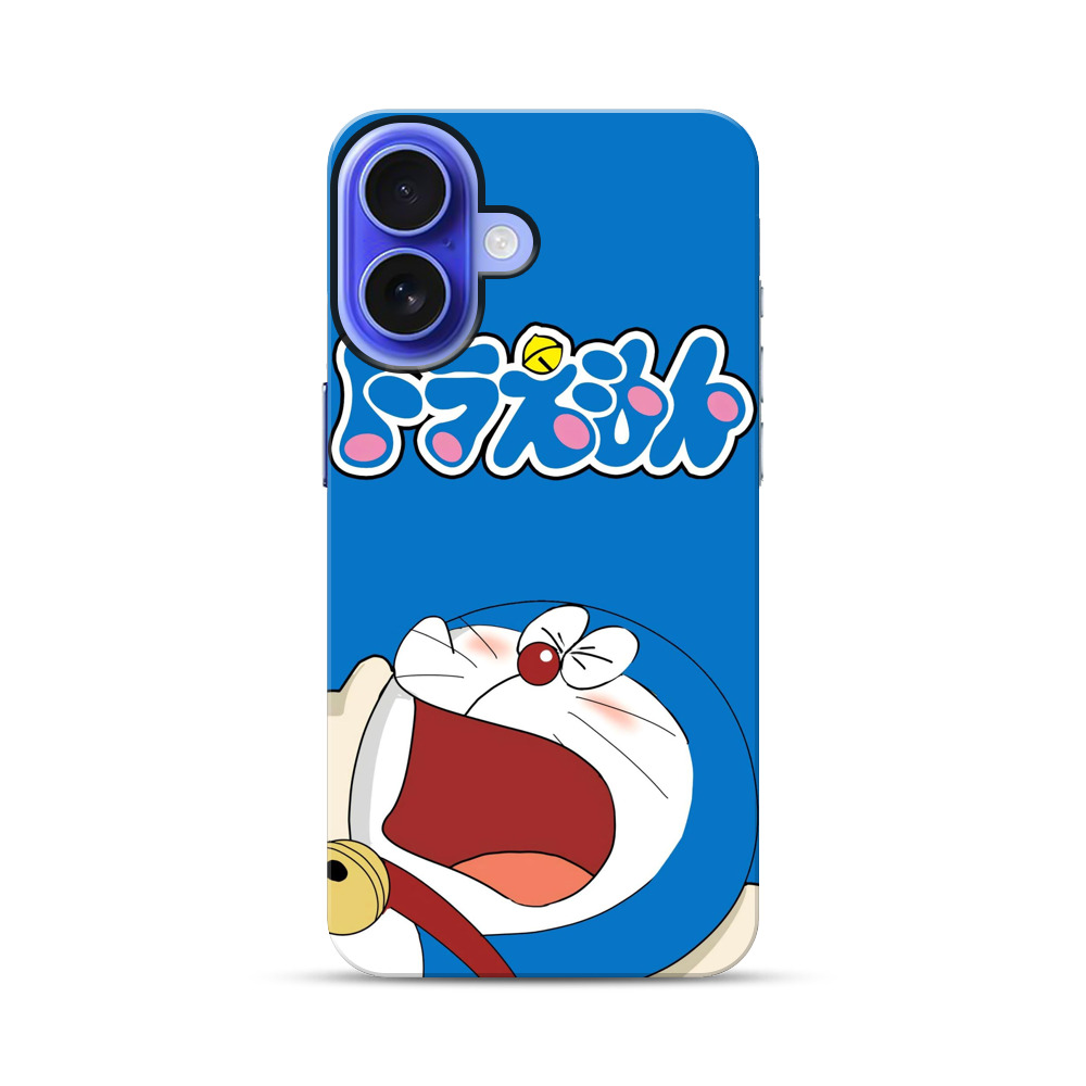 ドラえもんロゴと笑顔 iPhone 17オリジナル耐衝撃ケース