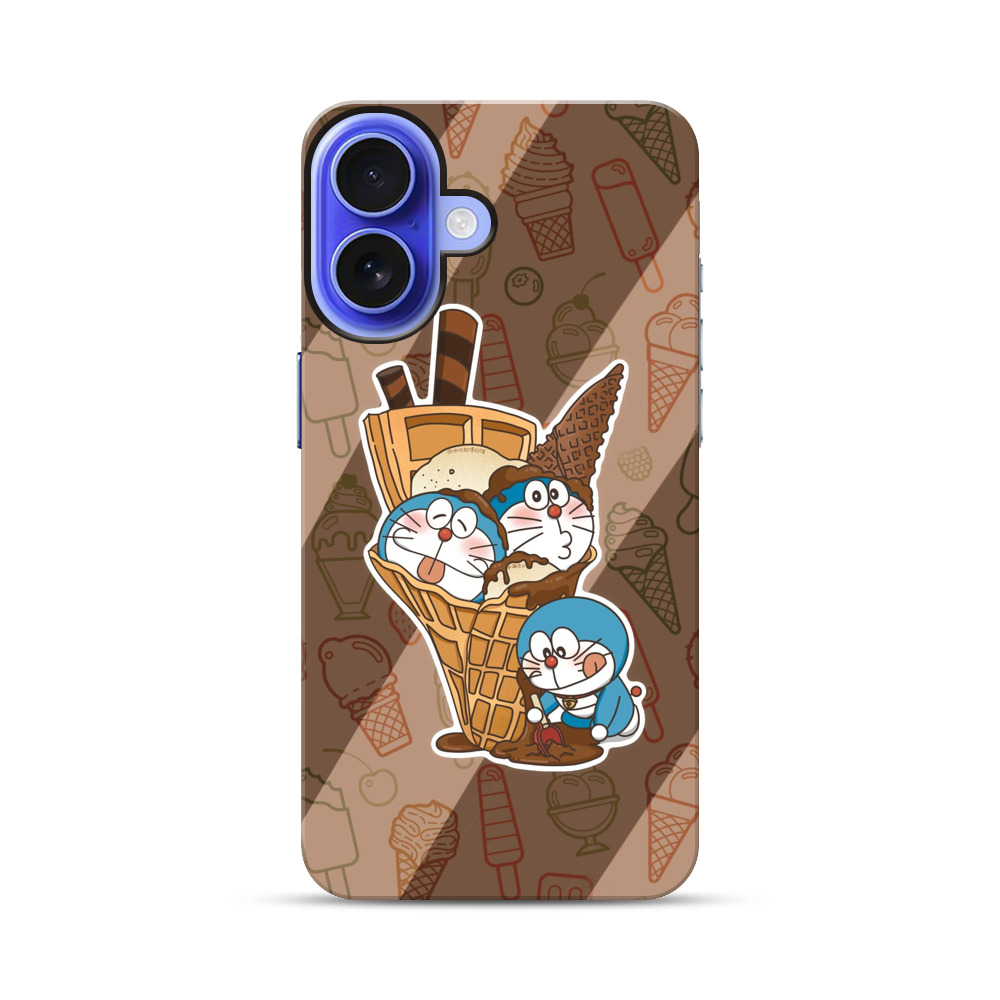 ドラえもんアイスクリーム iPhone 17オリジナル耐衝撃ケース