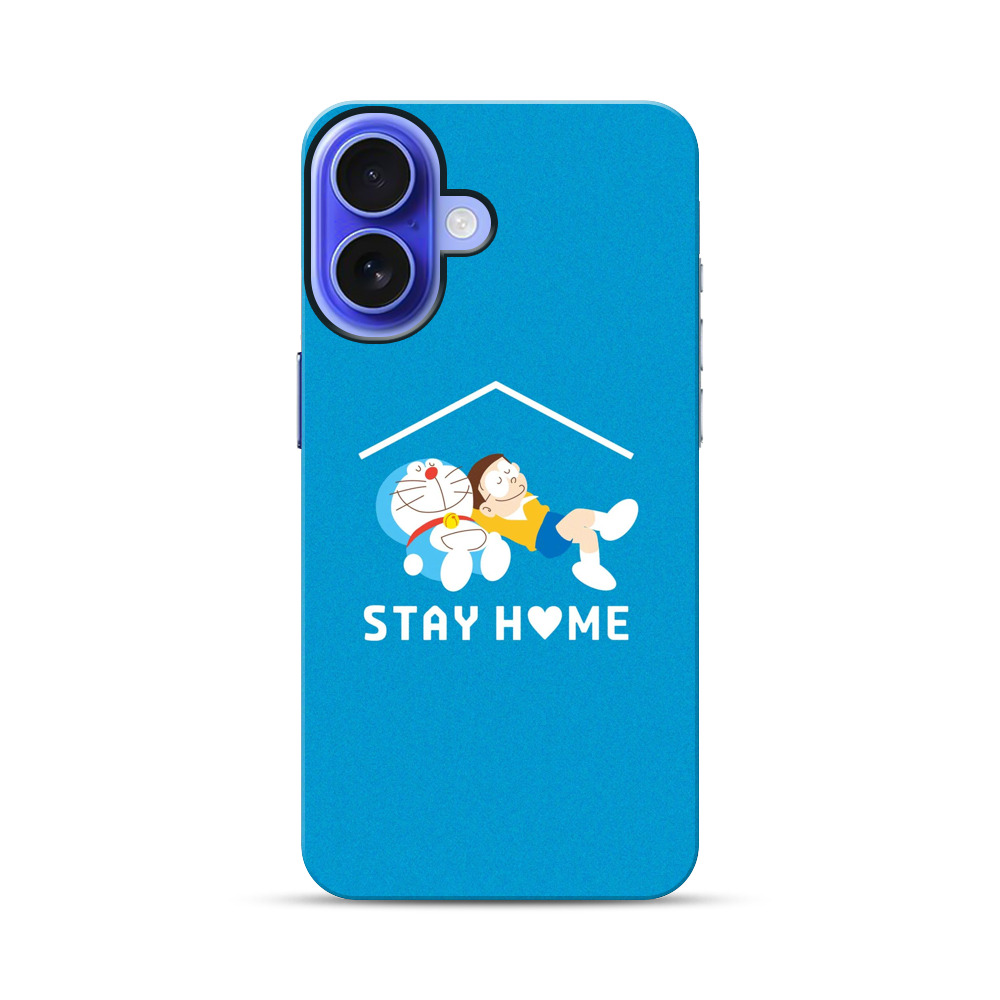 ドラえもんとのび太のステイホーム iPhone 17オリジナル耐衝撃ケース