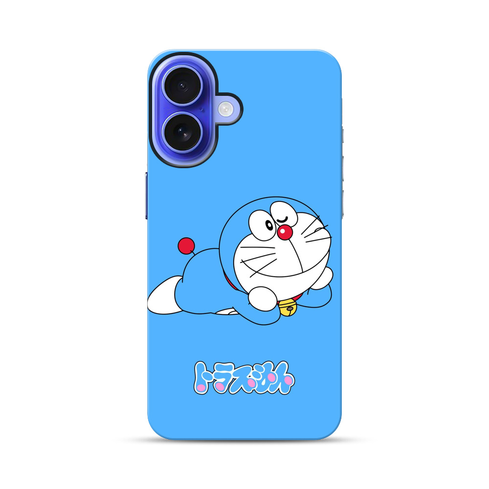 リラックスするドラえもん iPhone 17オリジナル耐衝撃ケース