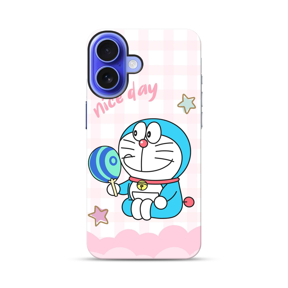 ドラえもんと団扇 iPhone 17オリジナル耐衝撃ケース