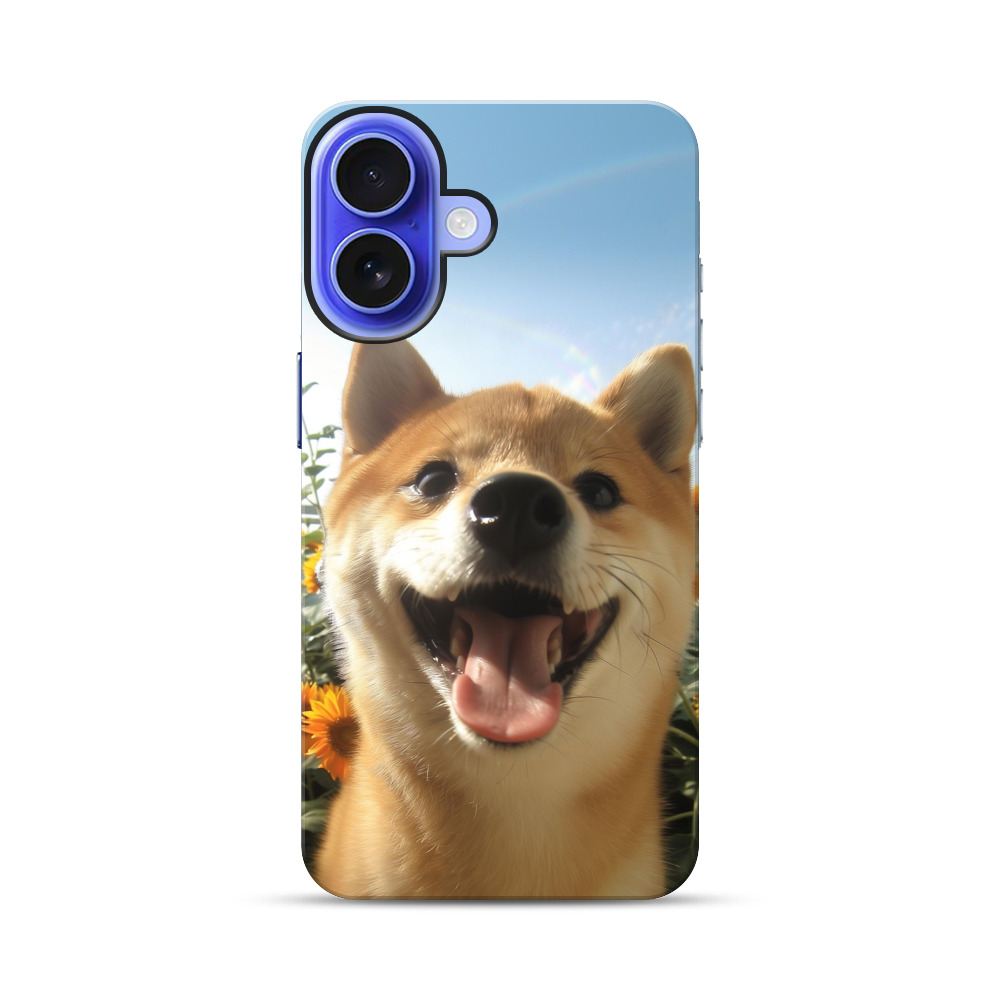 笑顔の柴犬 iPhone 17オリジナル耐衝撃ケース