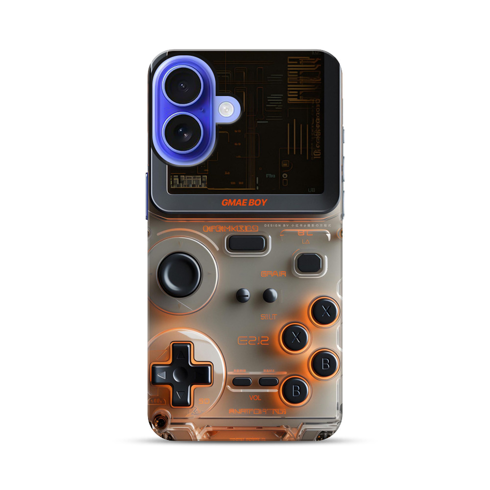 レトロゲーム機デザイン iPhone 17オリジナル耐衝撃ケース