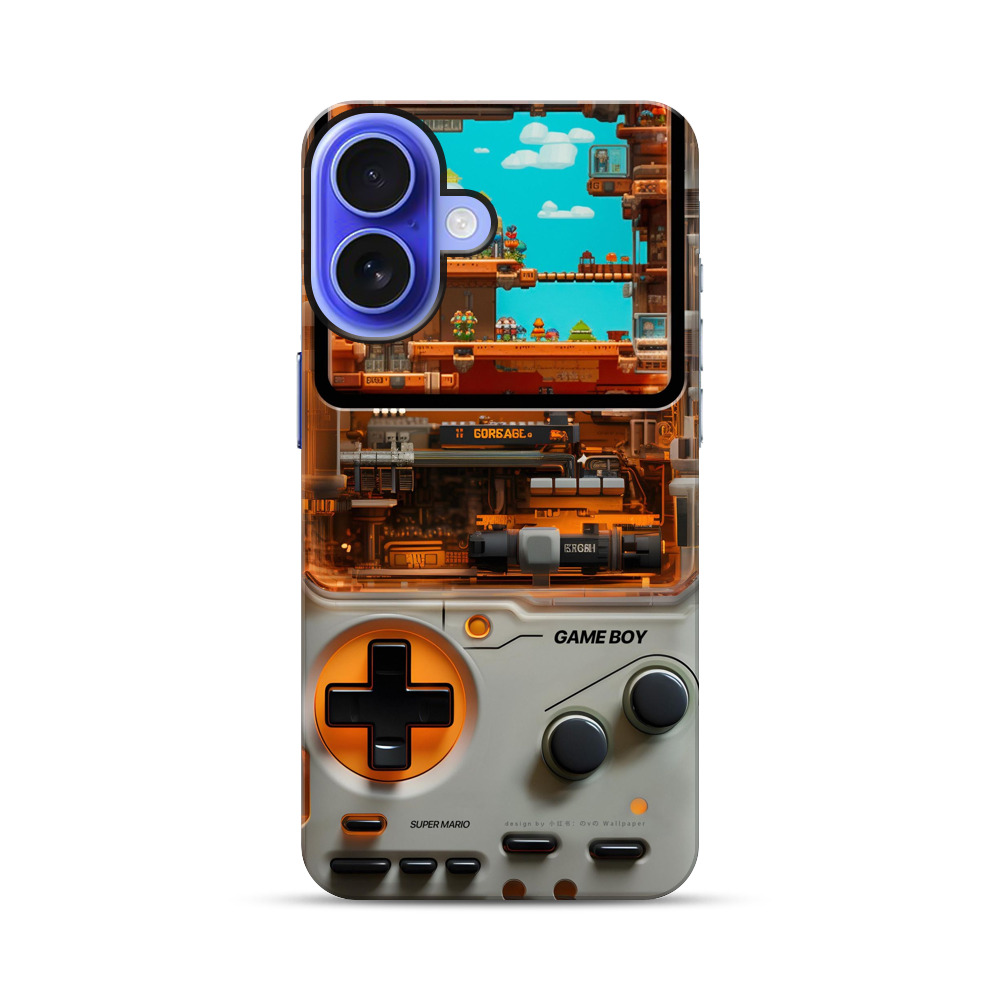 透明ゲームボーイ内部 iPhone 17オリジナル耐衝撃ケース