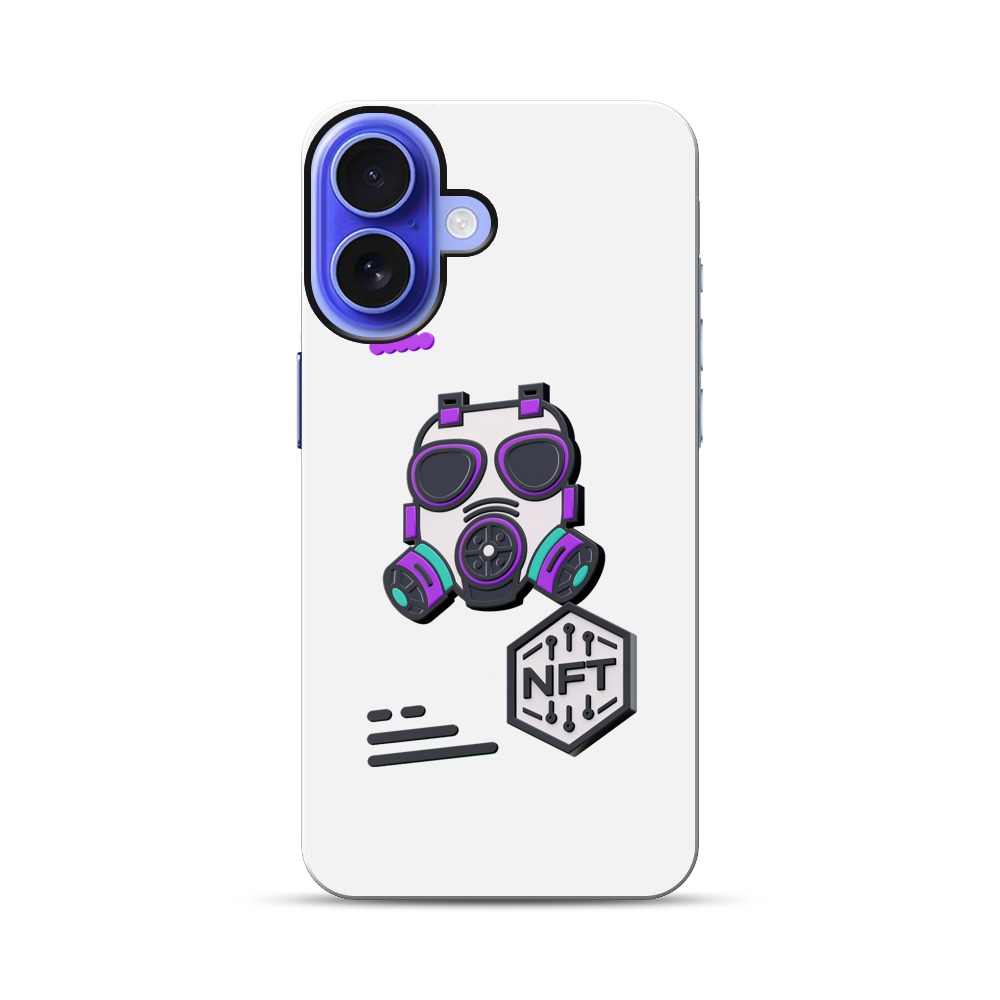 ガスマスクデザイン iPhone 17オリジナル耐衝撃ケース