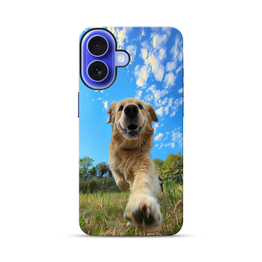 笑顔のゴールデンレトリバー iPhone 17オリジナル耐衝撃ケース