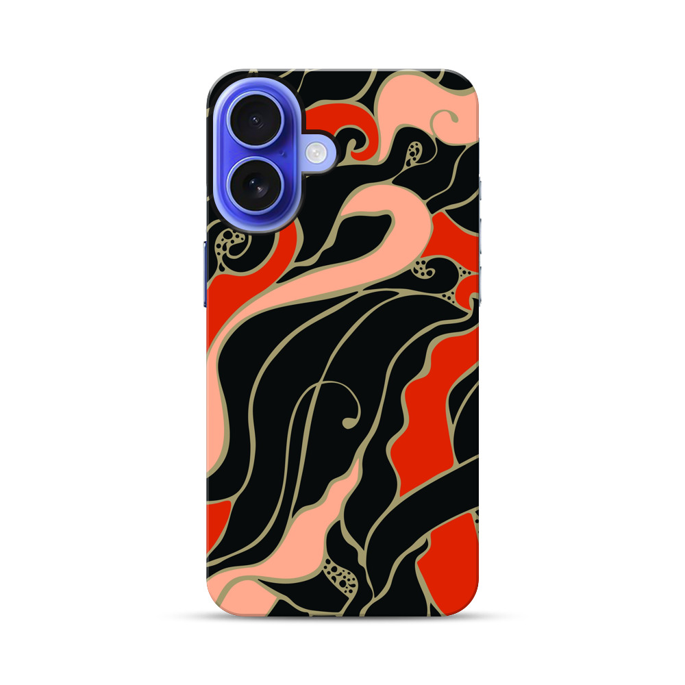 葉の模様 iPhone 17オリジナル耐衝撃ケース