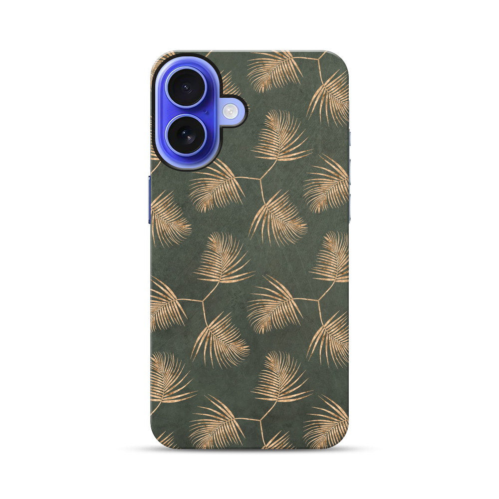 葉のパターン iPhone 17オリジナル耐衝撃ケース