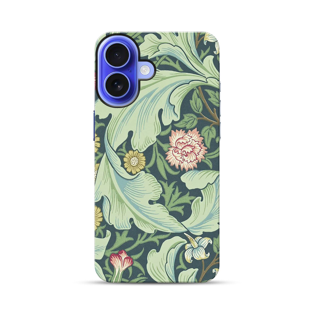 花の模様 iPhone 17オリジナル耐衝撃ケース