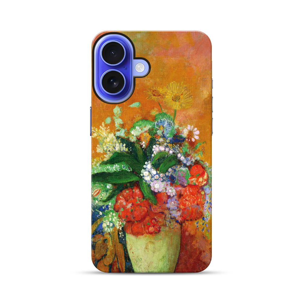 色鮮やかな花のブーケ iPhone 17オリジナル耐衝撃ケース