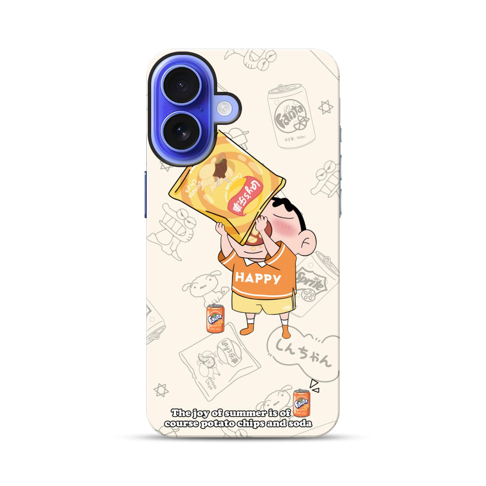 HAPPYポテトチップス iPhone 17オリジナル耐衝撃ケース