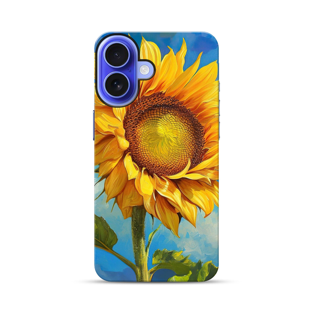 青空とひまわり iPhone 17オリジナル耐衝撃ケース