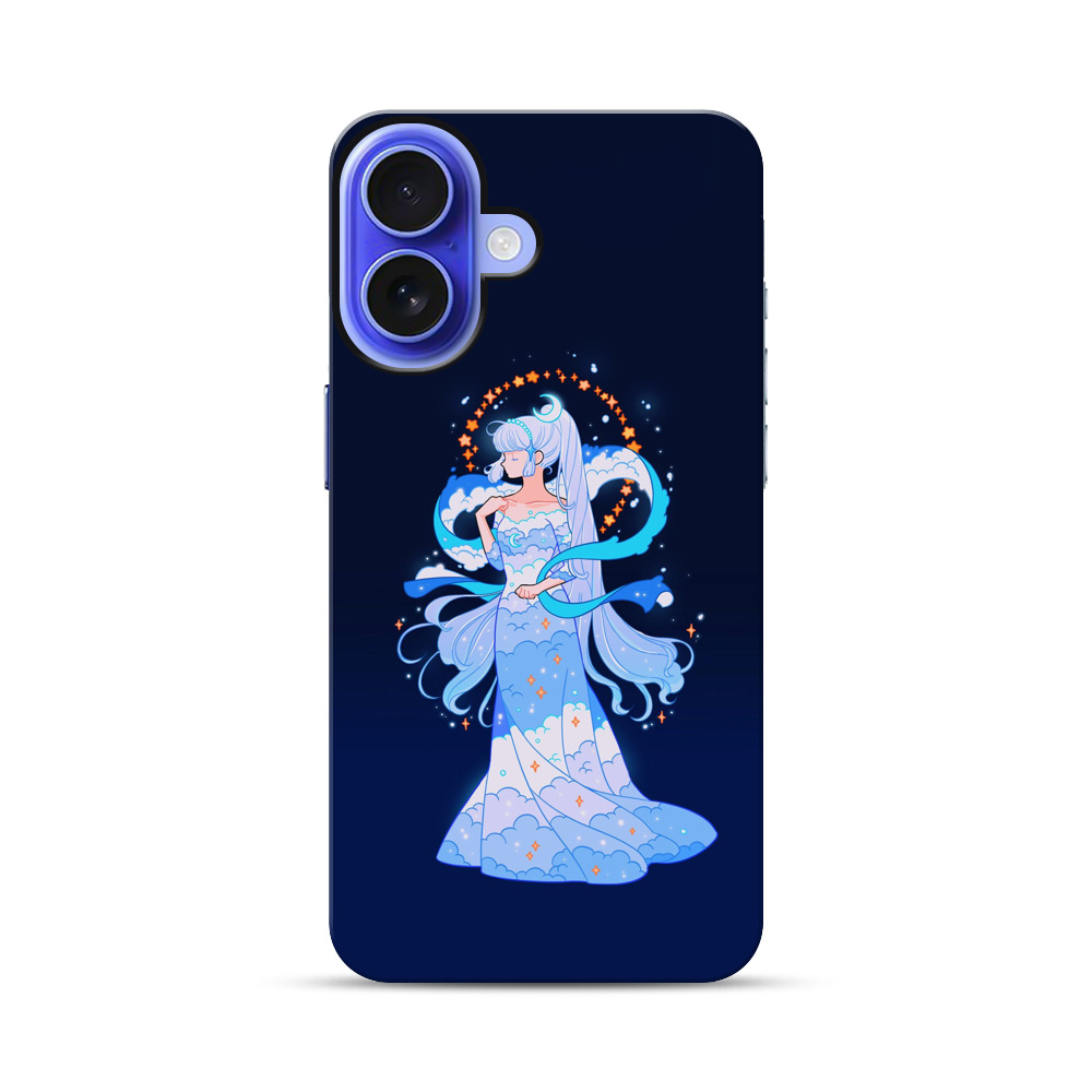 星空の女性 iPhone 17オリジナル耐衝撃ケース