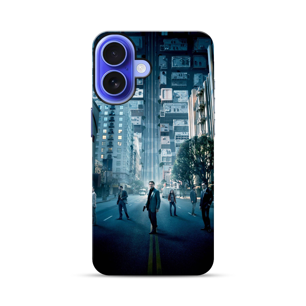 都市折り畳みシーン iPhone 17オリジナル耐衝撃ケース