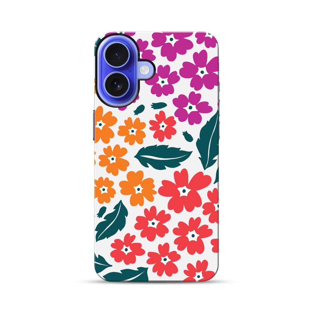 色とりどりの花 iPhone 17オリジナル耐衝撃ケース