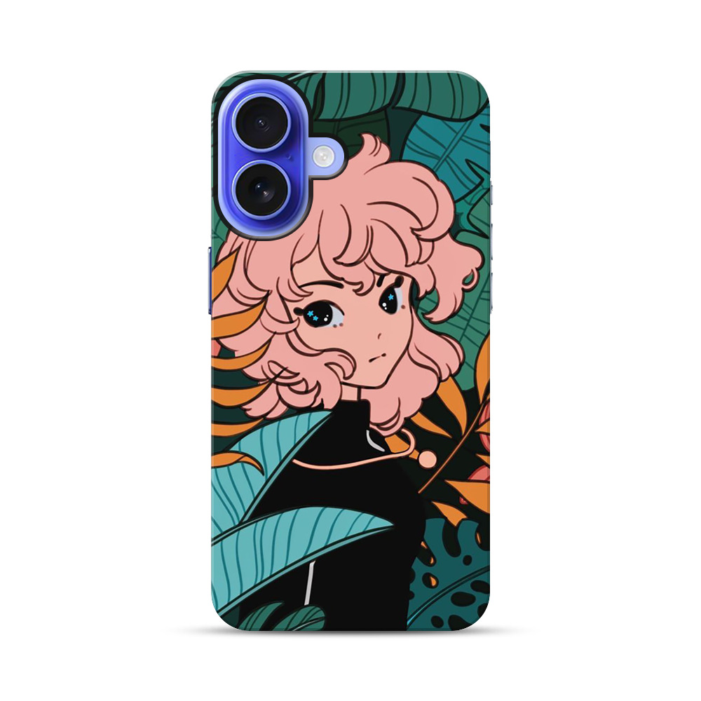 ジャングルの中の少女 iPhone 17オリジナル耐衝撃ケース