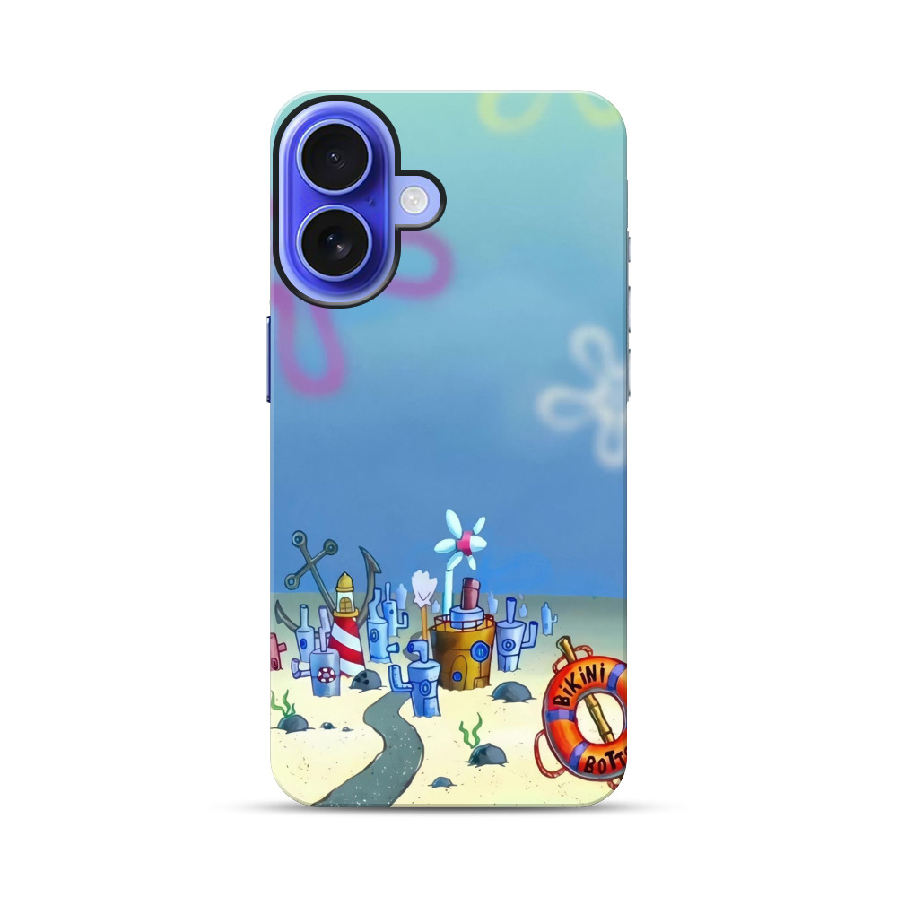 海底都市のイラスト iPhone 17オリジナル耐衝撃ケース