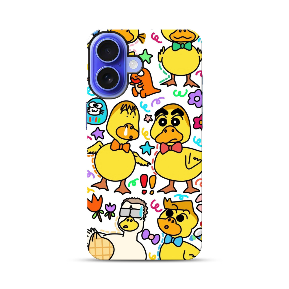 個性的カモキャラ iPhone 17オリジナル耐衝撃ケース