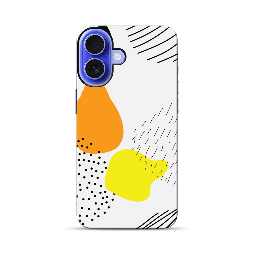 カラフルな抽象画 iPhone 17オリジナル耐衝撃ケース