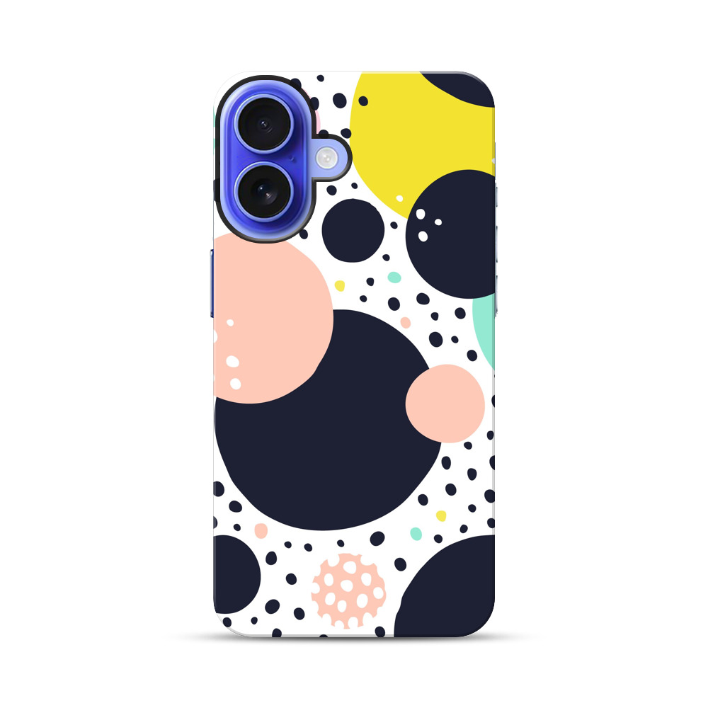 カラフルなドット模様 iPhone 17オリジナル耐衝撃ケース