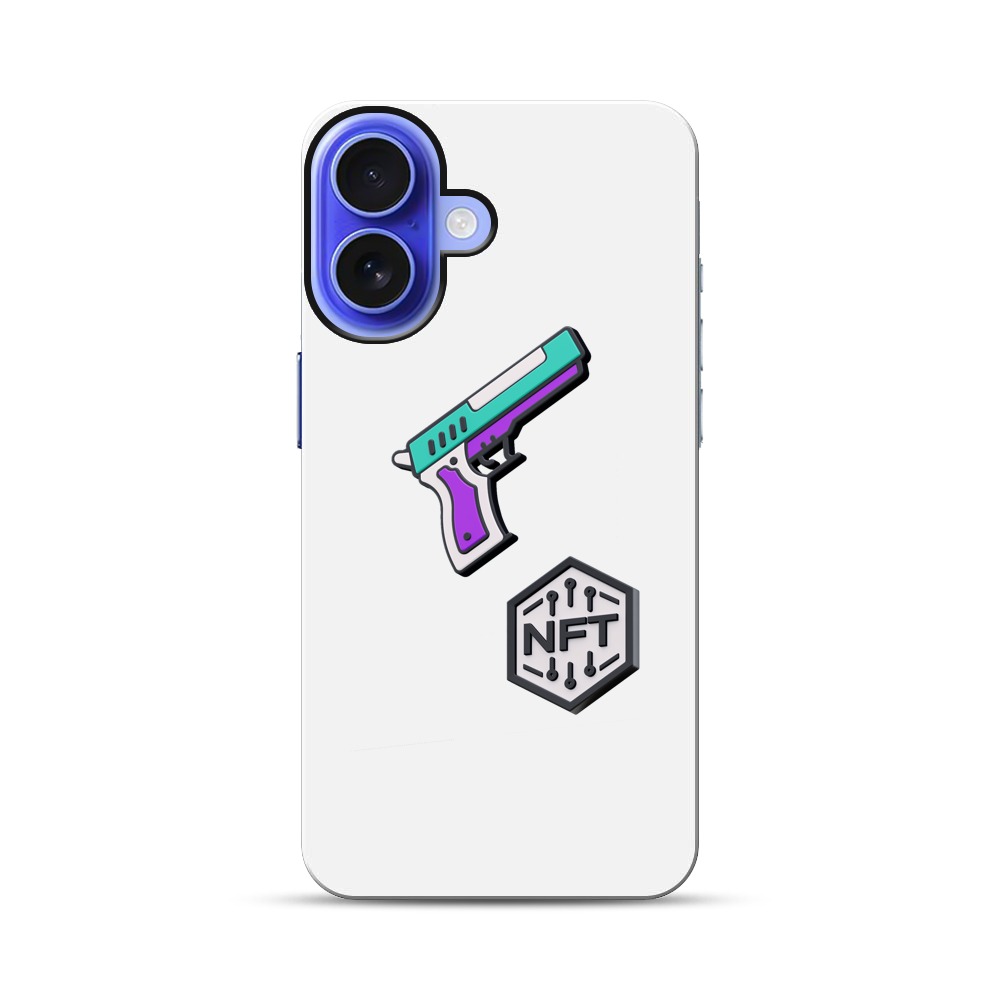 カラフルな銃のイラスト pistol-nft カラフルな銃のイラスト pistol-nft