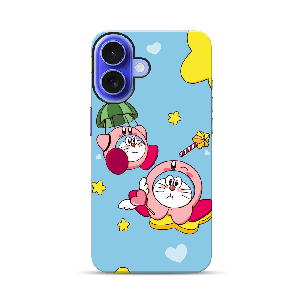 かわいい空飛ぶキャラ iPhone 17オリジナル耐衝撃ケース