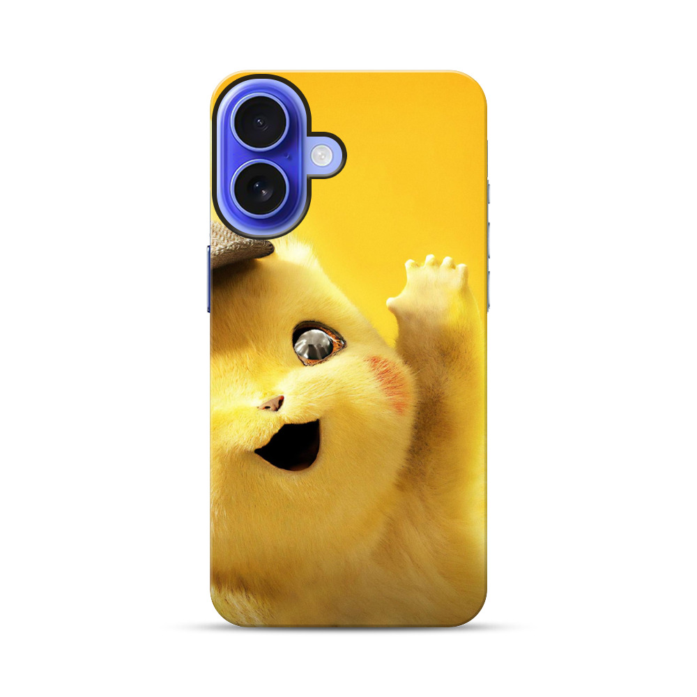 かわいい黄色モンスター iPhone 17オリジナル耐衝撃ケース