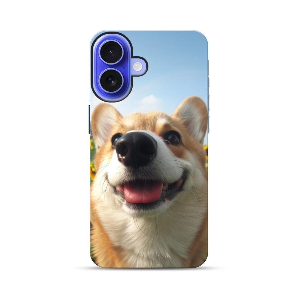 笑顔のコーギー犬 iPhone 17オリジナル耐衝撃ケース