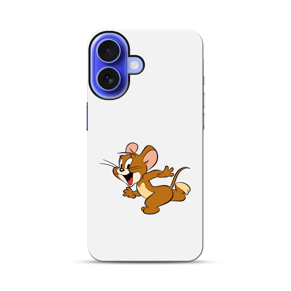かわいいネズミキャラクター iPhone 17オリジナル耐衝撃ケース