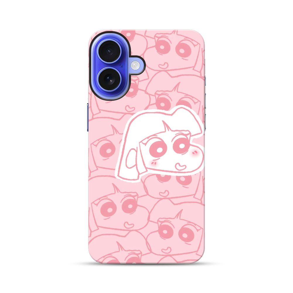 かわいいキャラクター顔 iPhone 17オリジナル耐衝撃ケース