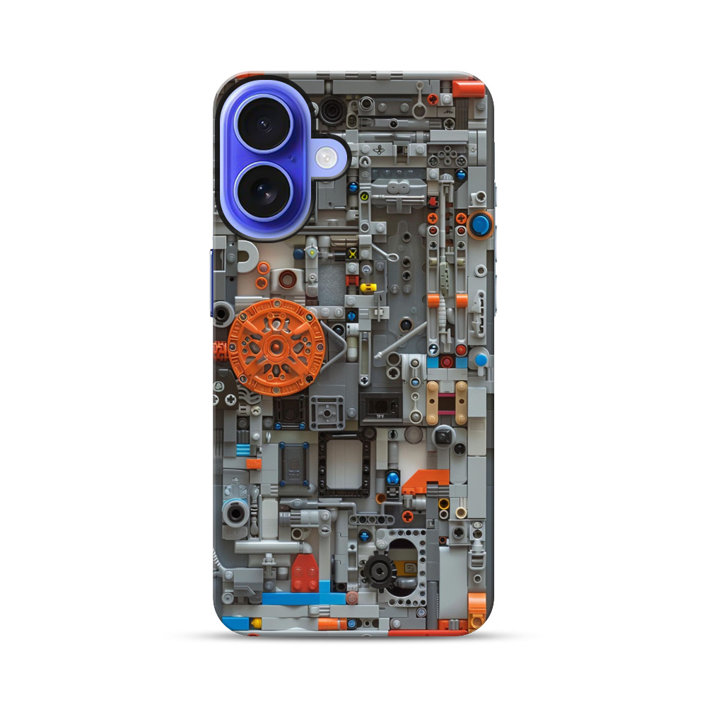 複雑機械部品デザイン iPhone 17オリジナル耐衝撃ケース