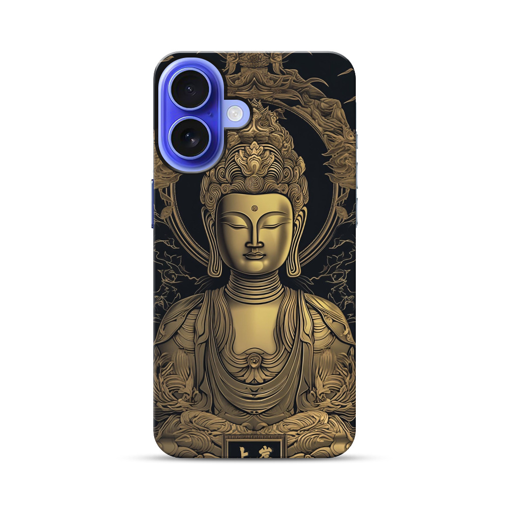 黄金の仏像 iPhone 17オリジナル耐衝撃ケース