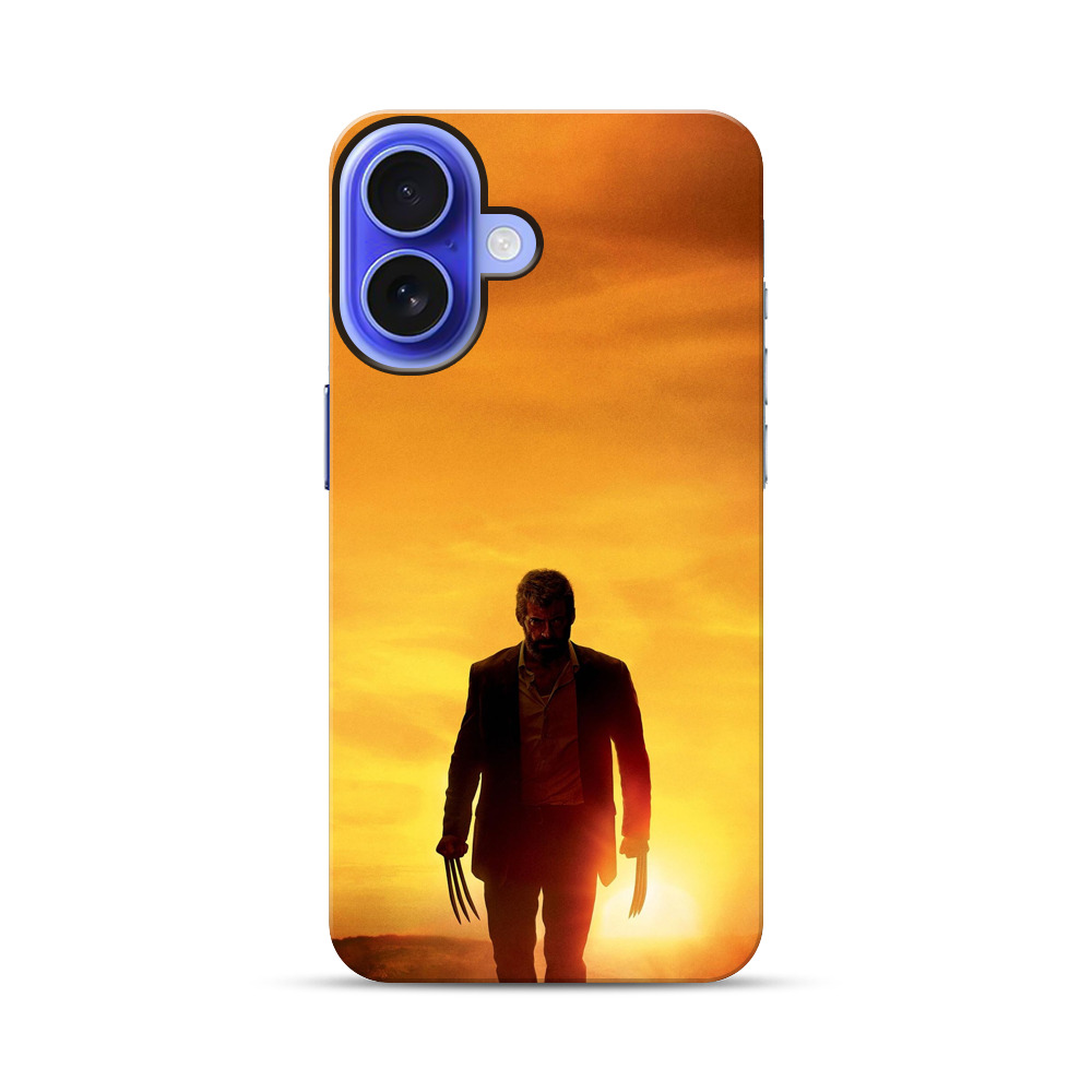 黄金色の夕焼けシルエット iPhone 17オリジナル耐衝撃ケース