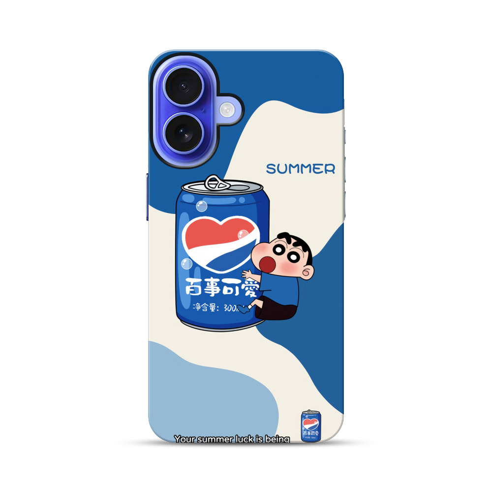 クレヨンしんちゃん青缶 iPhone 17オリジナル耐衝撃ケース