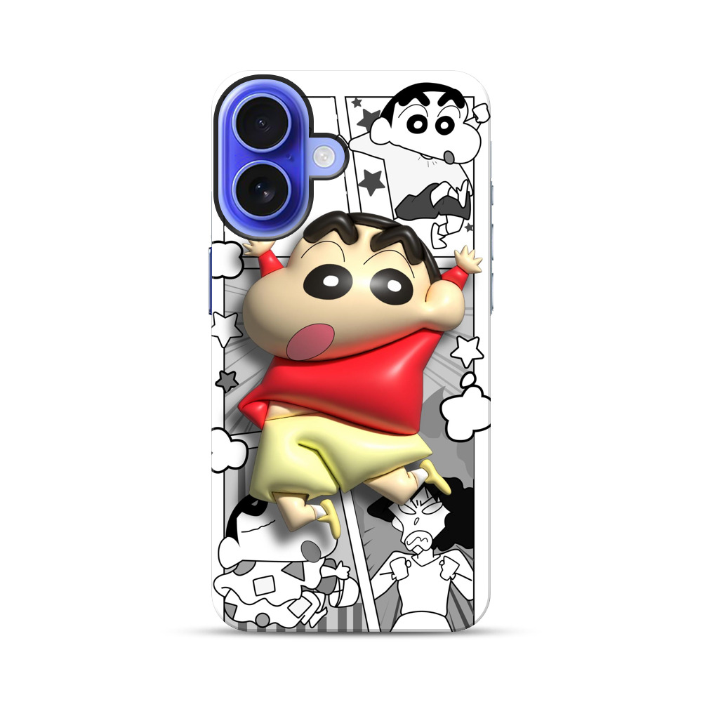 クレヨンしんちゃん元気ポーズ iPhone 17オリジナル耐衝撃ケース