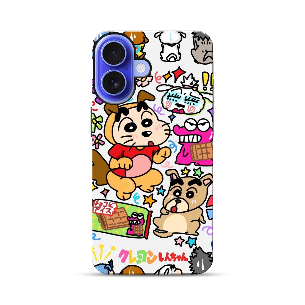 クレヨンしんちゃんキャラ iPhone 17オリジナル耐衝撃ケース