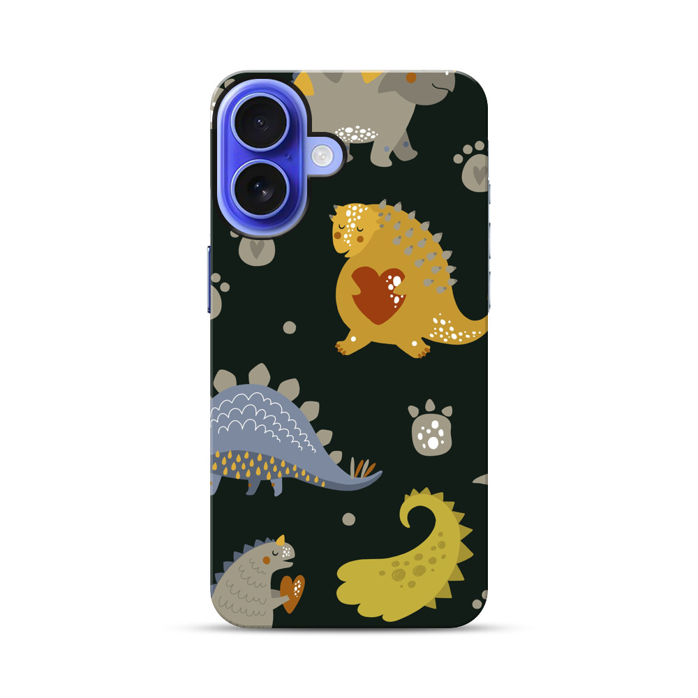 恐竜の模様 iPhone 17オリジナル耐衝撃ケース