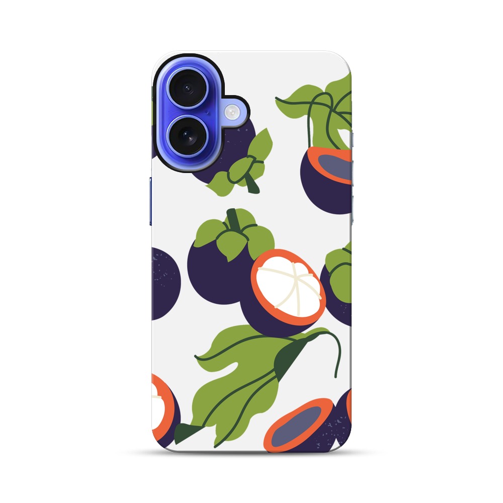 マンゴスチンのイラスト iPhone 17オリジナル耐衝撃ケース