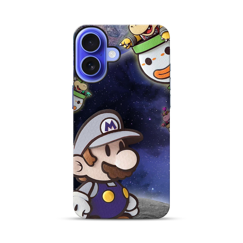 宇宙のマリオとクッパジュニア iPhone 17オリジナル耐衝撃ケース