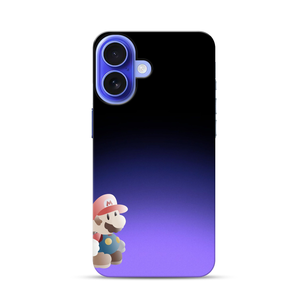 マリオシルエットデザイン iPhone 17オリジナル耐衝撃ケース
