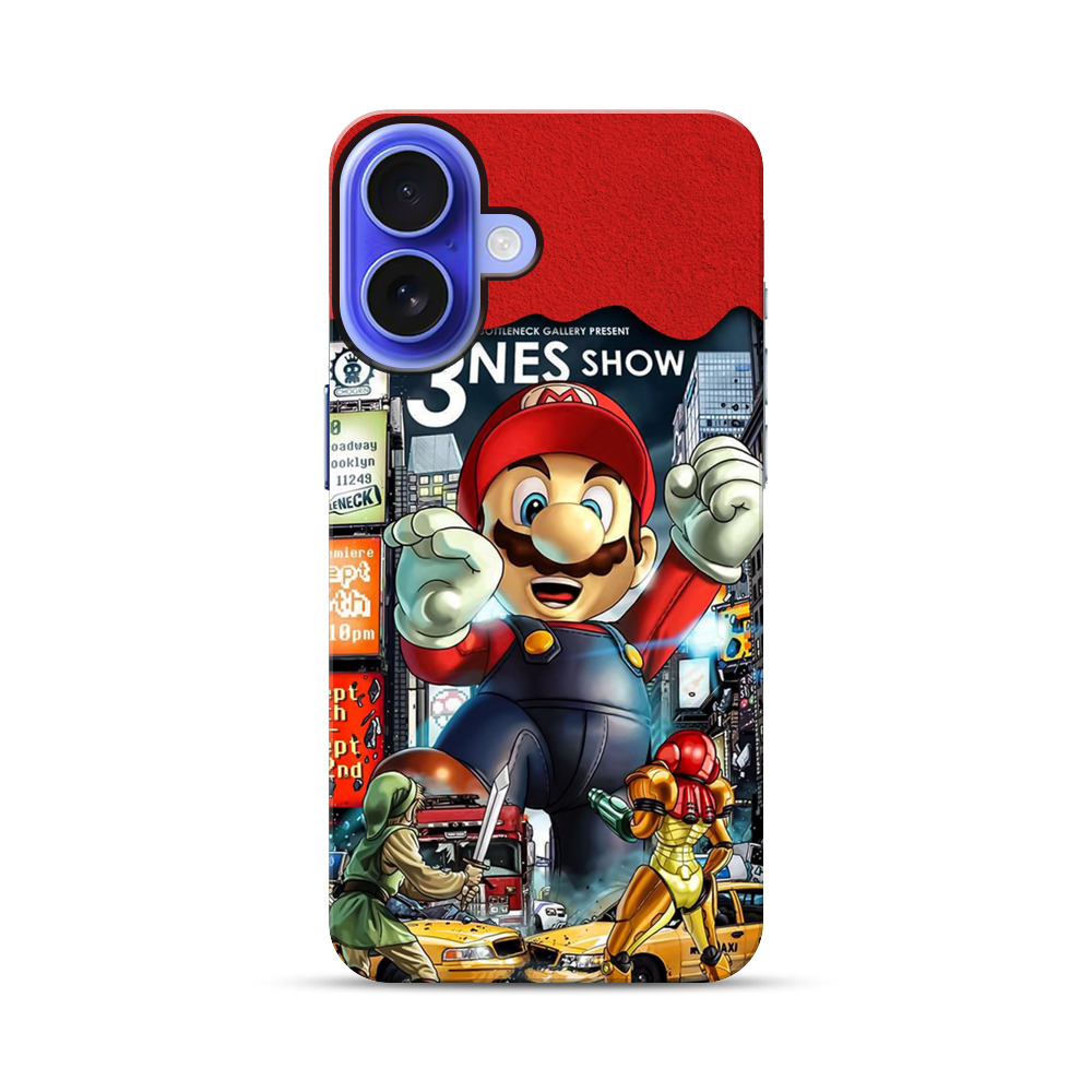 マリオ都市跳躍 iPhone 17オリジナル耐衝撃ケース