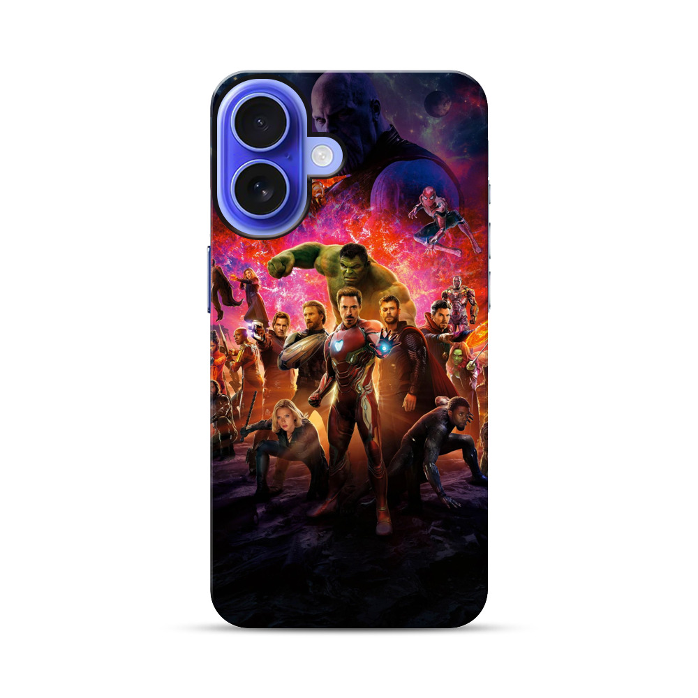 マーベルヒーロー集合 iPhone 17オリジナル耐衝撃ケース