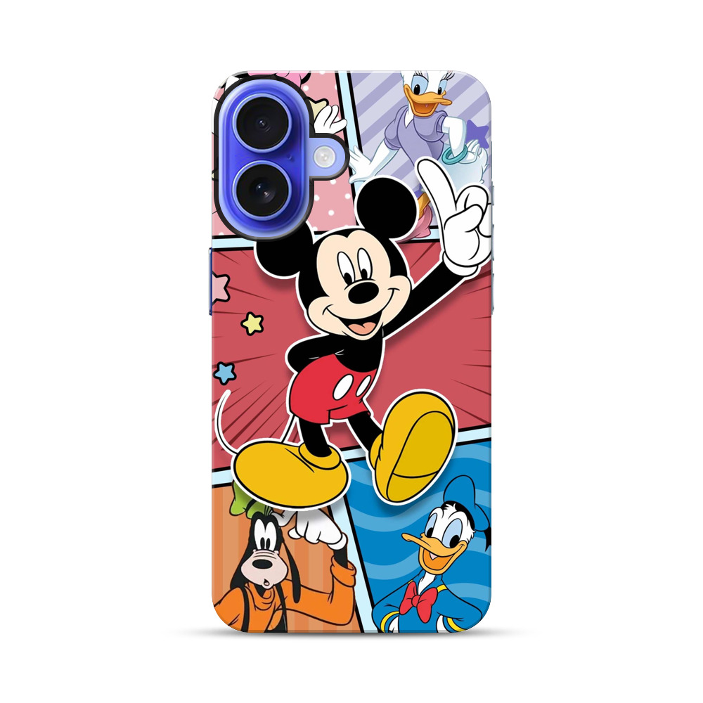 元気なミッキーマウス iPhone 17オリジナル耐衝撃ケース