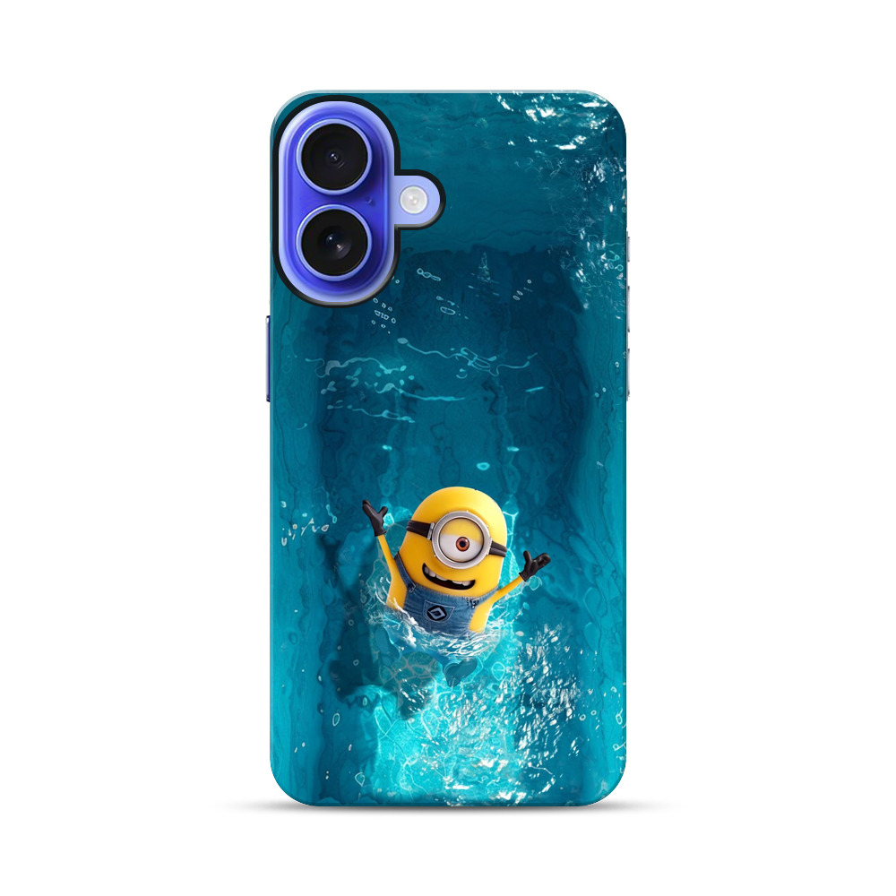 水中のミニオン iPhone 17オリジナル耐衝撃ケース