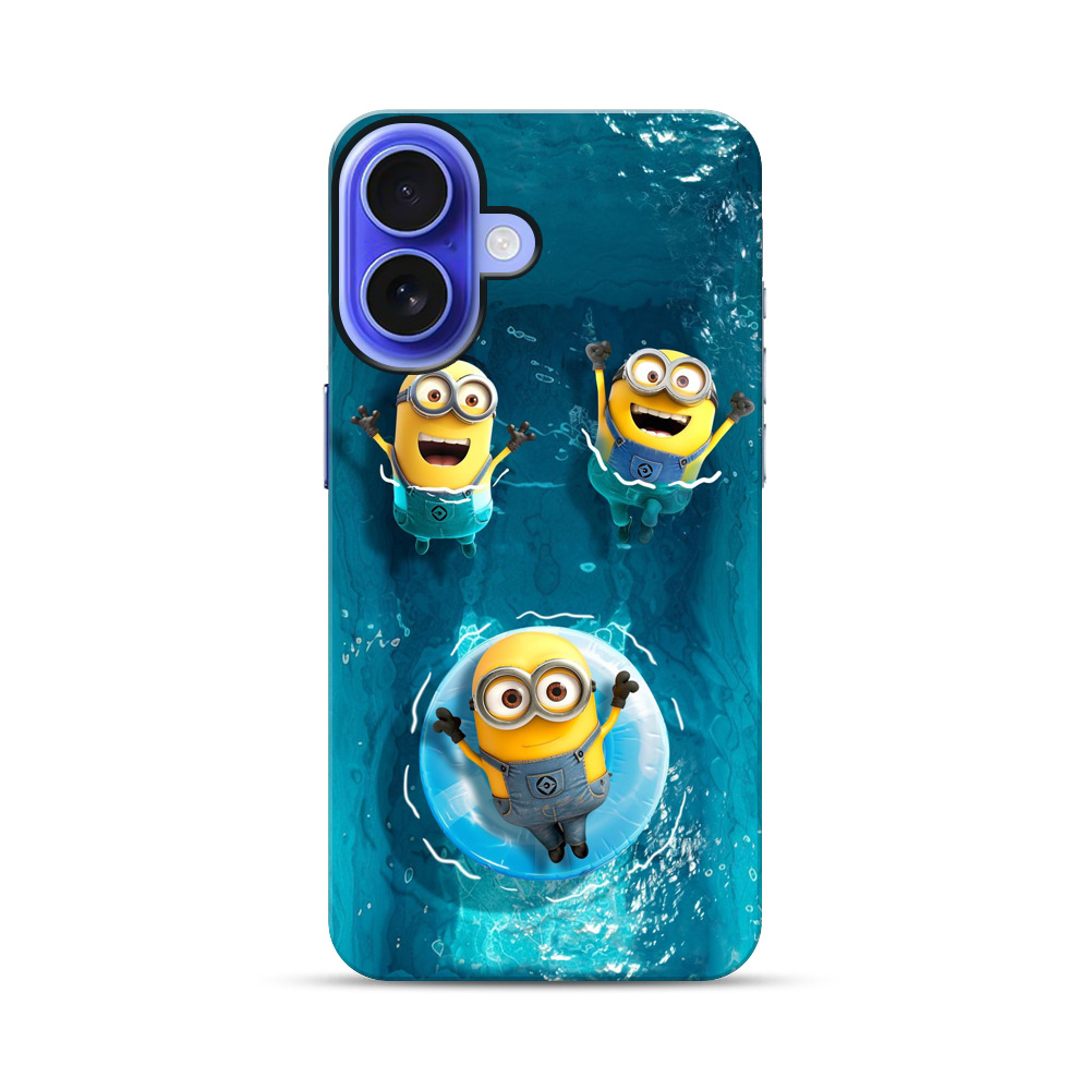 水中のミニオン iPhone 17オリジナル耐衝撃ケース