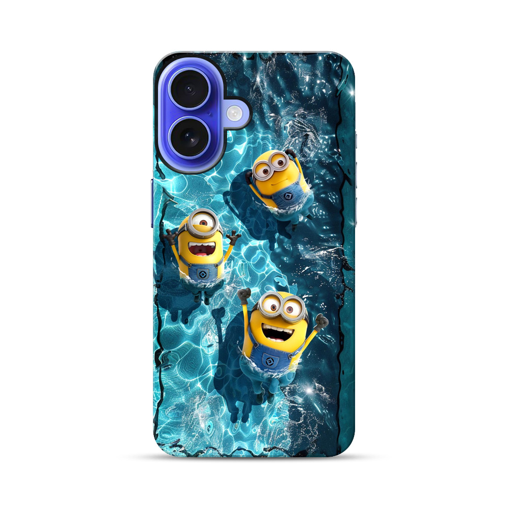 ミニオンズ水遊び iPhone 17オリジナル耐衝撃ケース